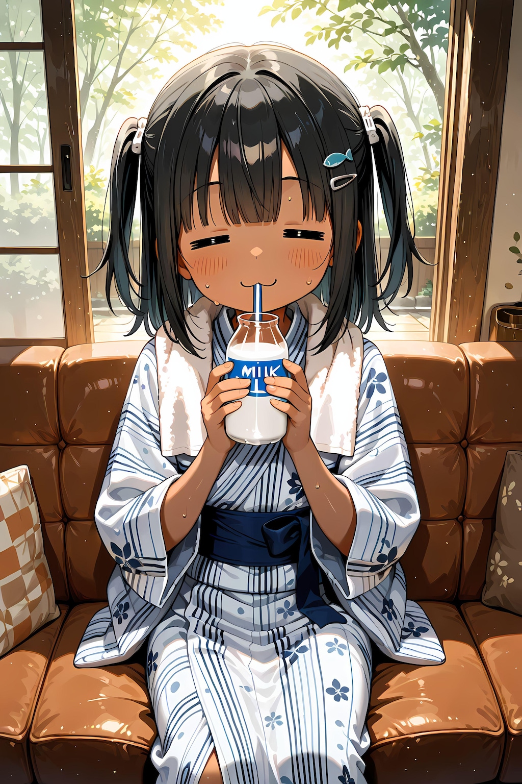 湯上りな２人♨
