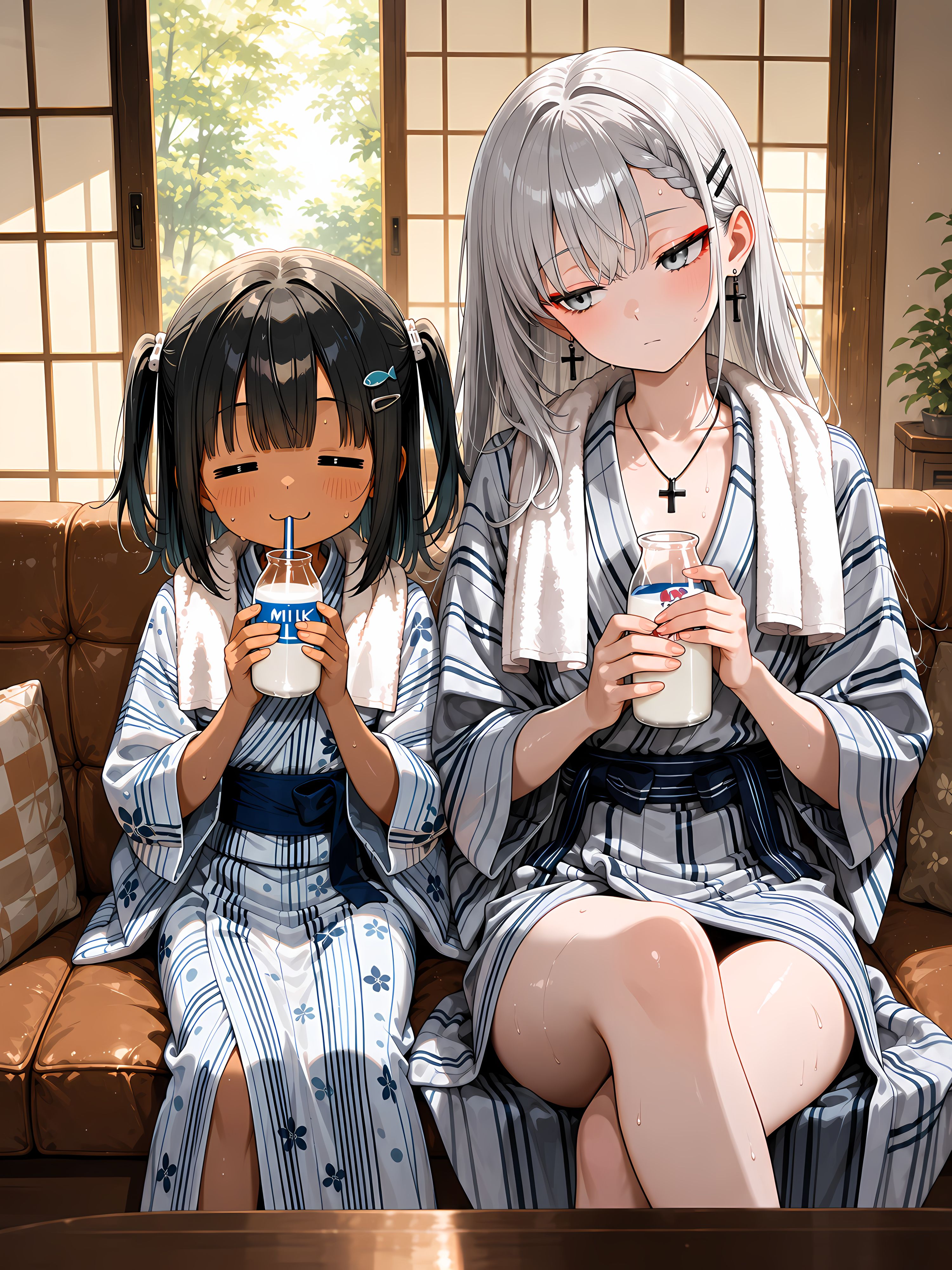 湯上りな２人♨