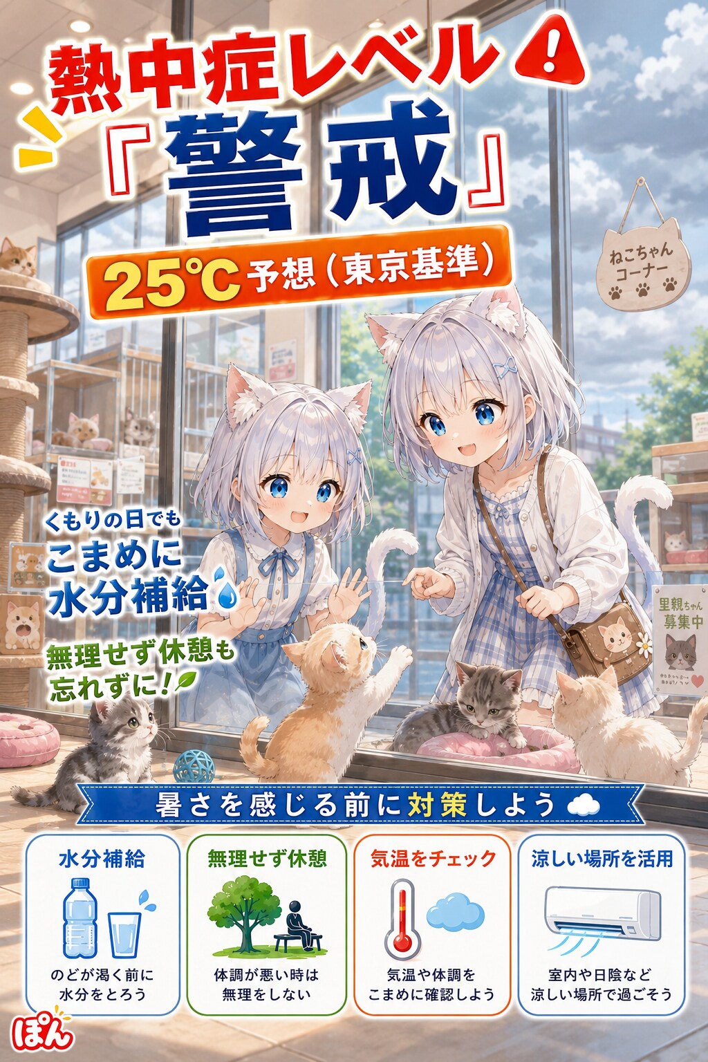 今日は警戒です