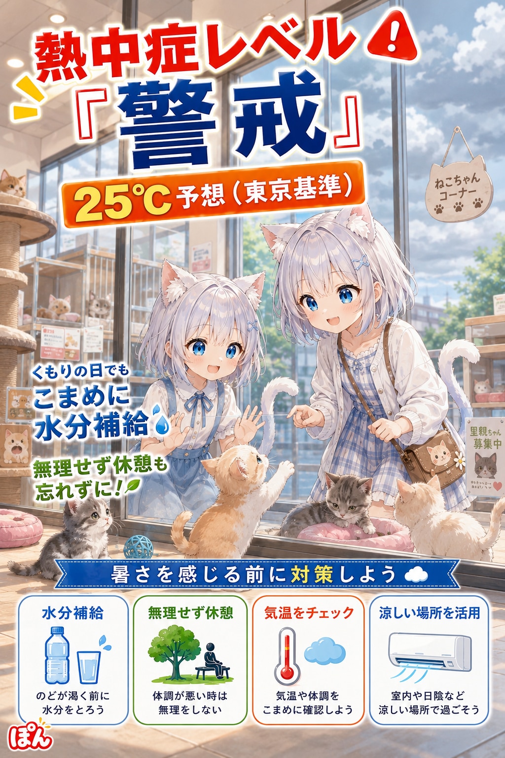 今日は警戒です