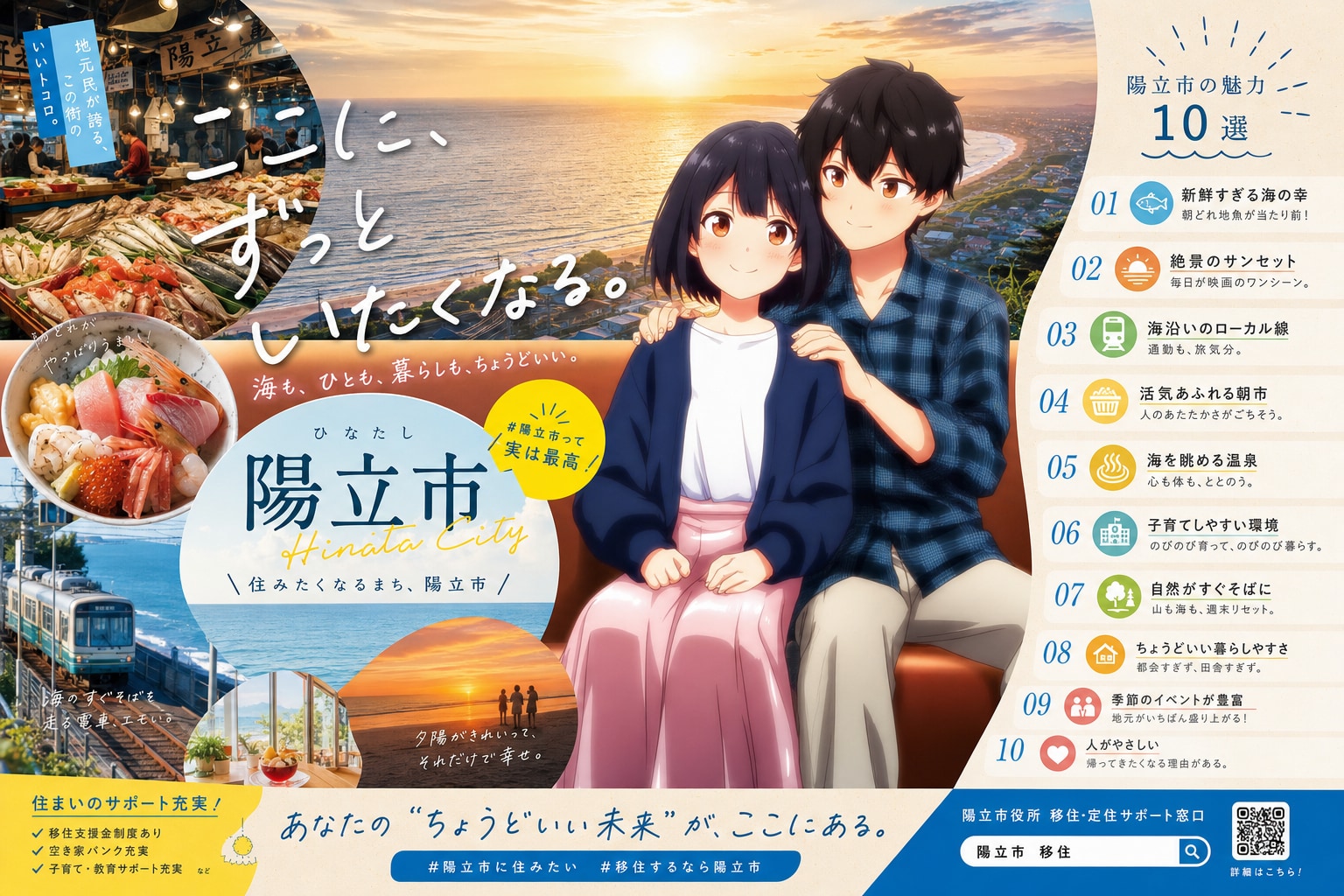 なっちゃん＆みっちゃん　PRポスター