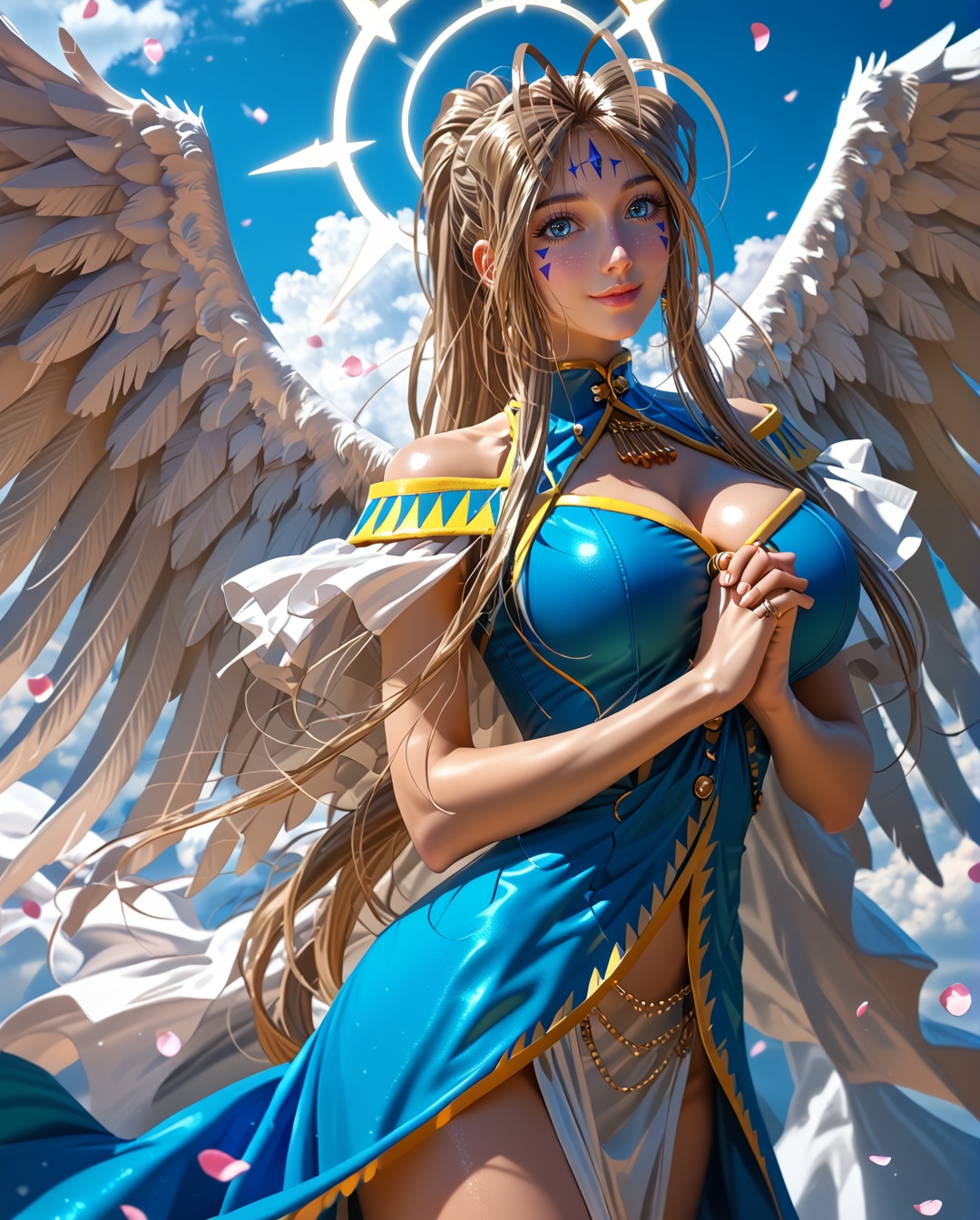 45-R. Date with Belldandy, Wedding dress