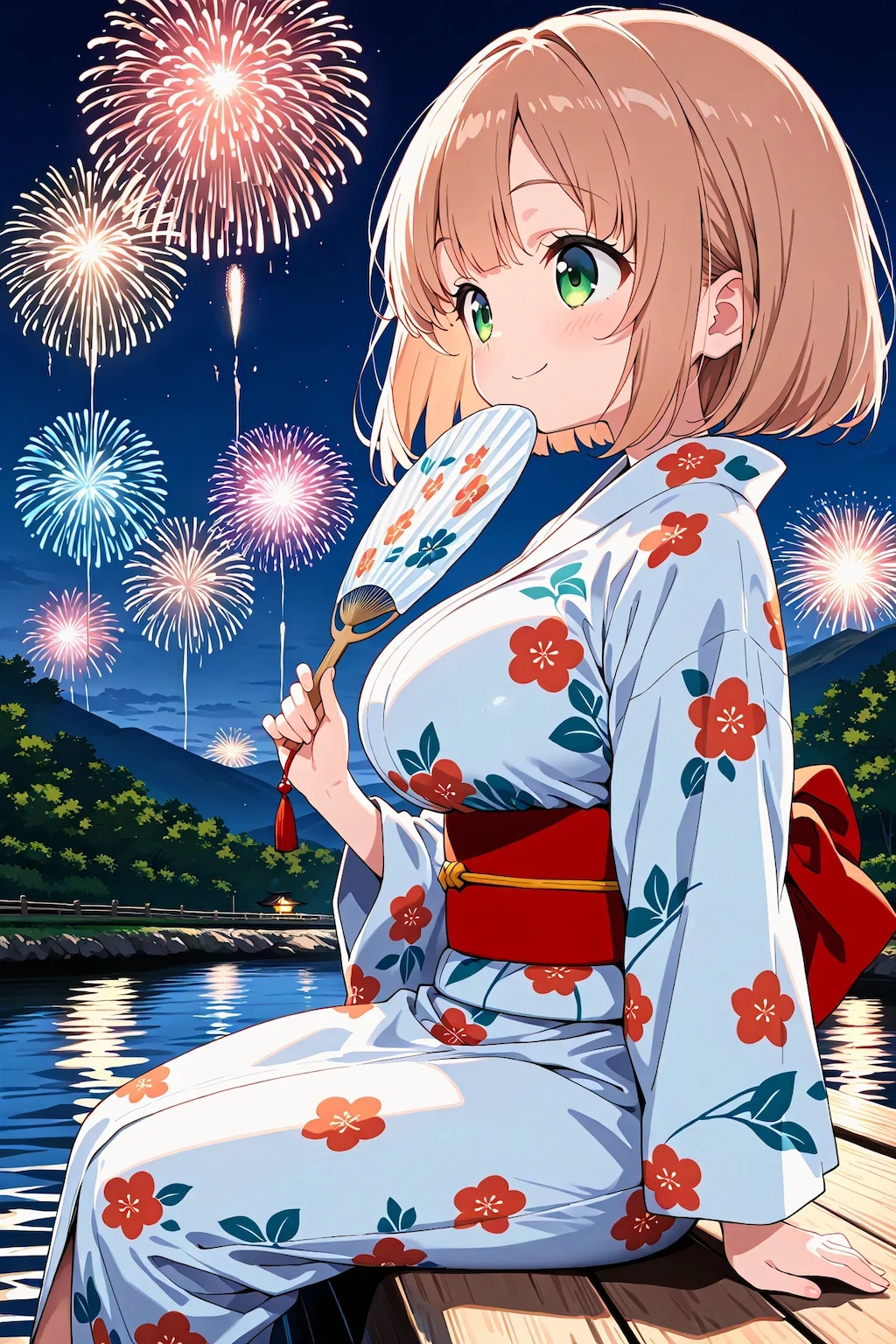 夏祭りのこはるちゃん
