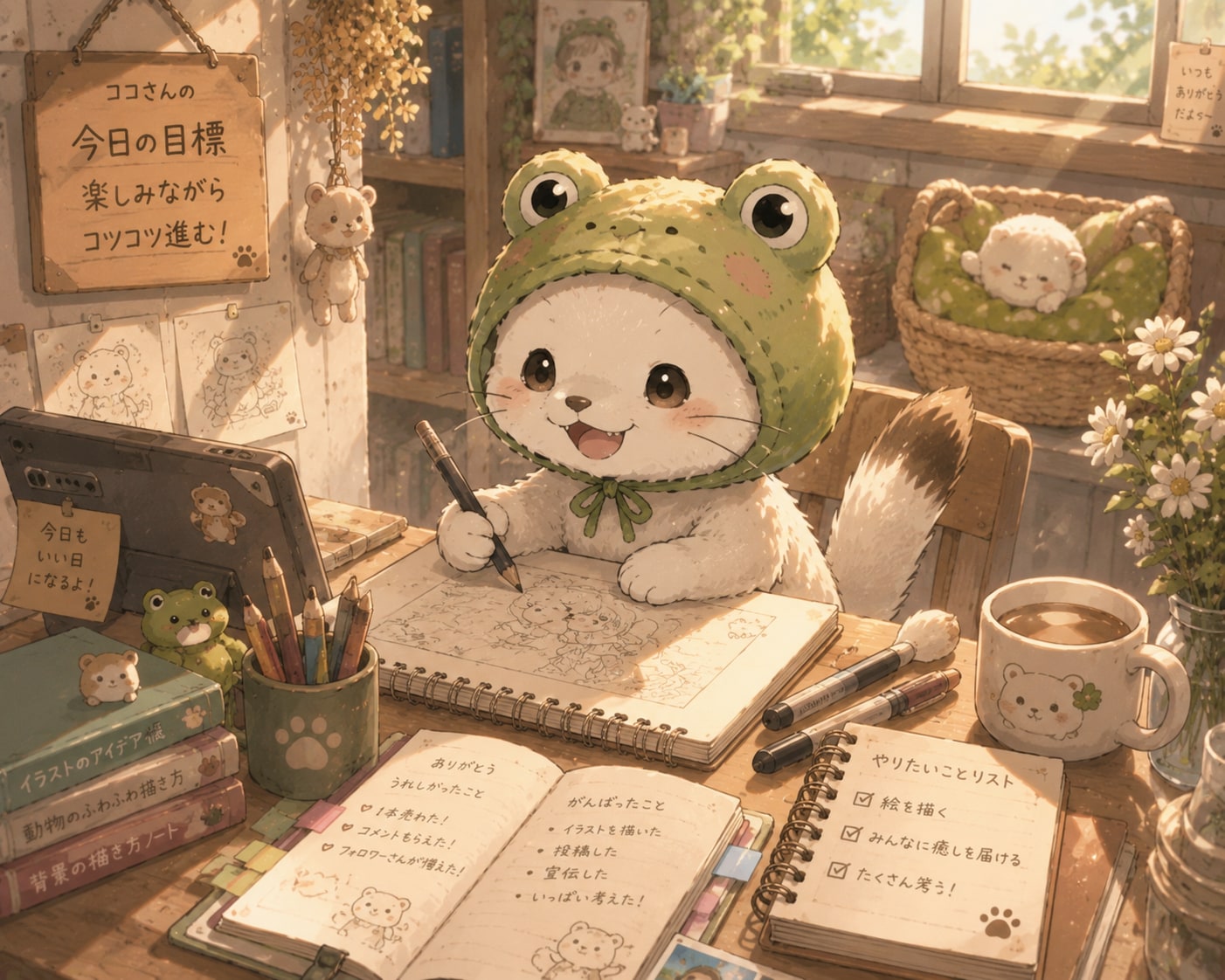 もう少しで宿題おわるぞー✨️ | の人気AIイラスト・グラビア