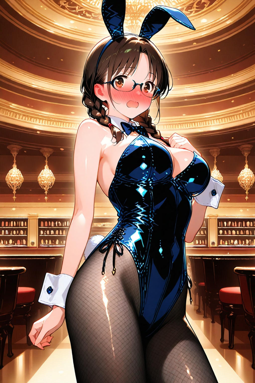 恥ずかしがりバニー