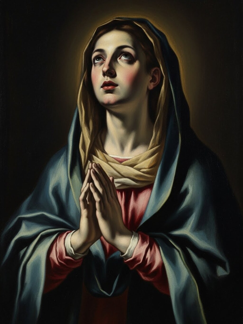 エル・グレコの描いた聖母マリア像　ImageFX