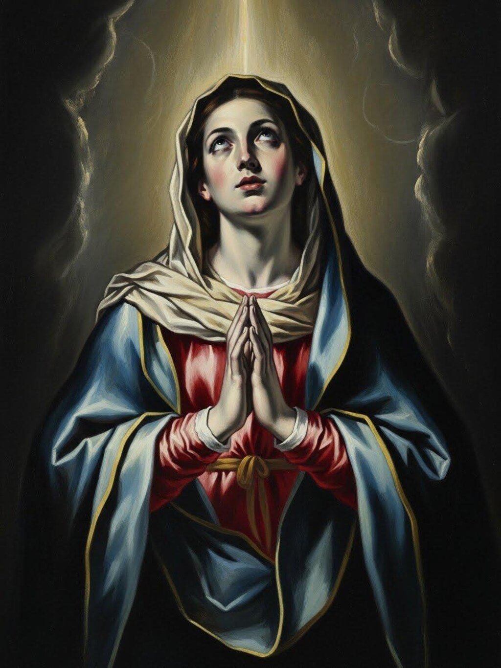 エル・グレコの描いた聖母マリア像　ImageFX