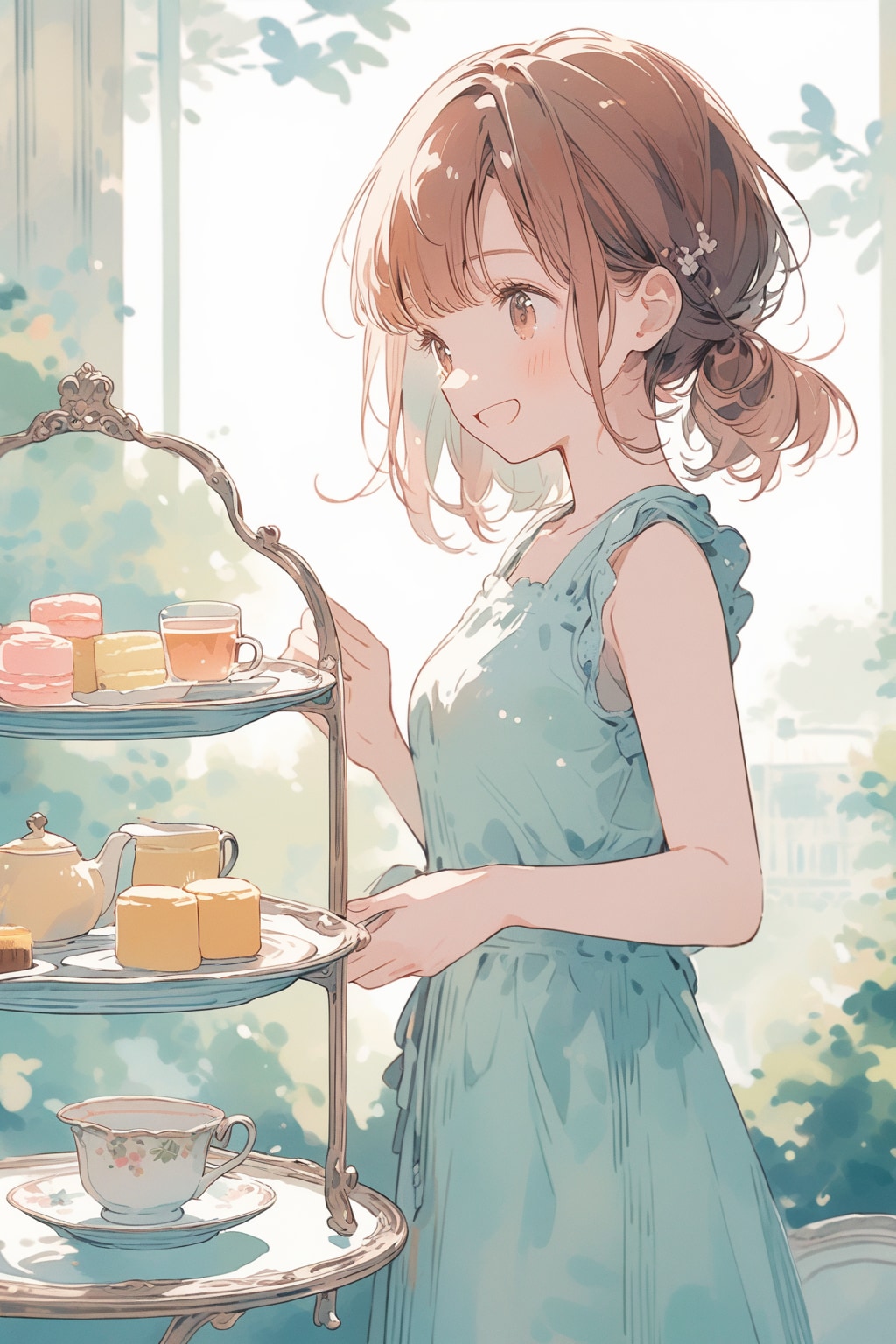 アフタヌーンティー（5） | の人気AIイラスト・グラビア