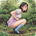 ※閲覧注意　排便女子 3枚目