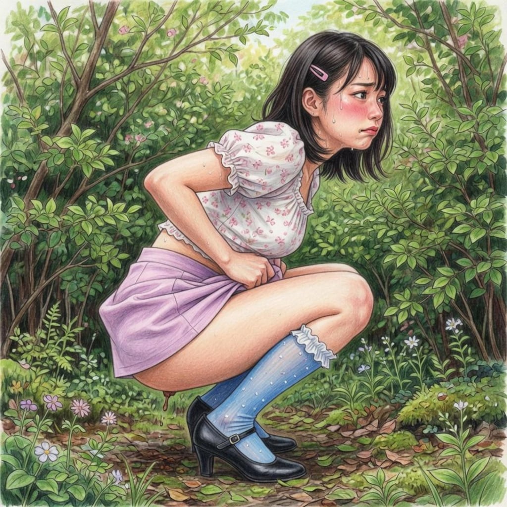 ※閲覧注意　排便女子