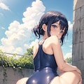 スクール水着とお尻 2枚目