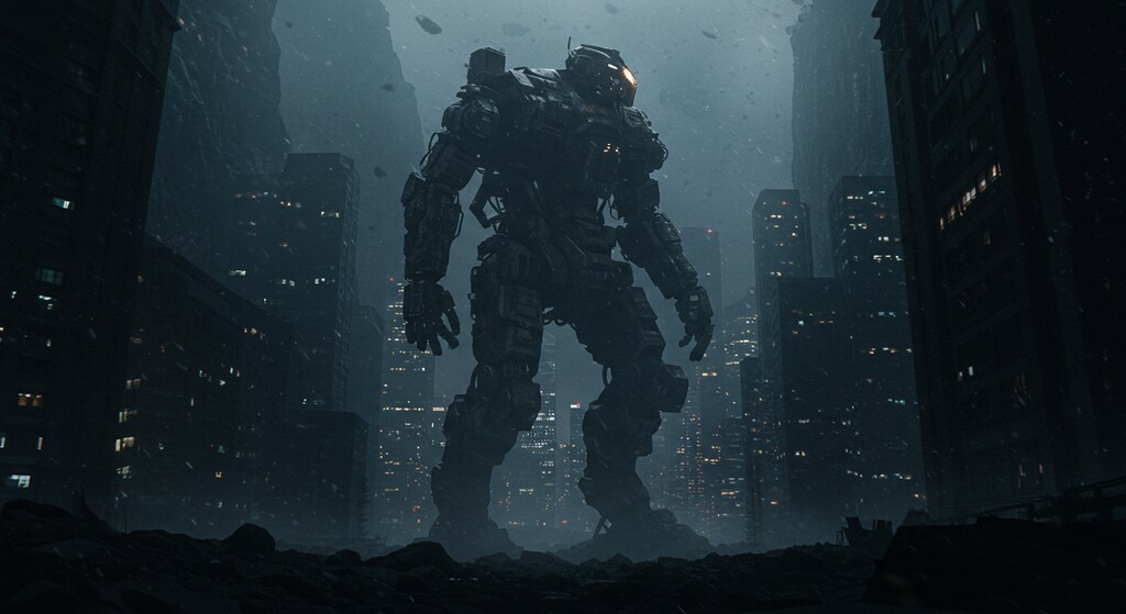 【字入答え】巨大ロボットが見た夢