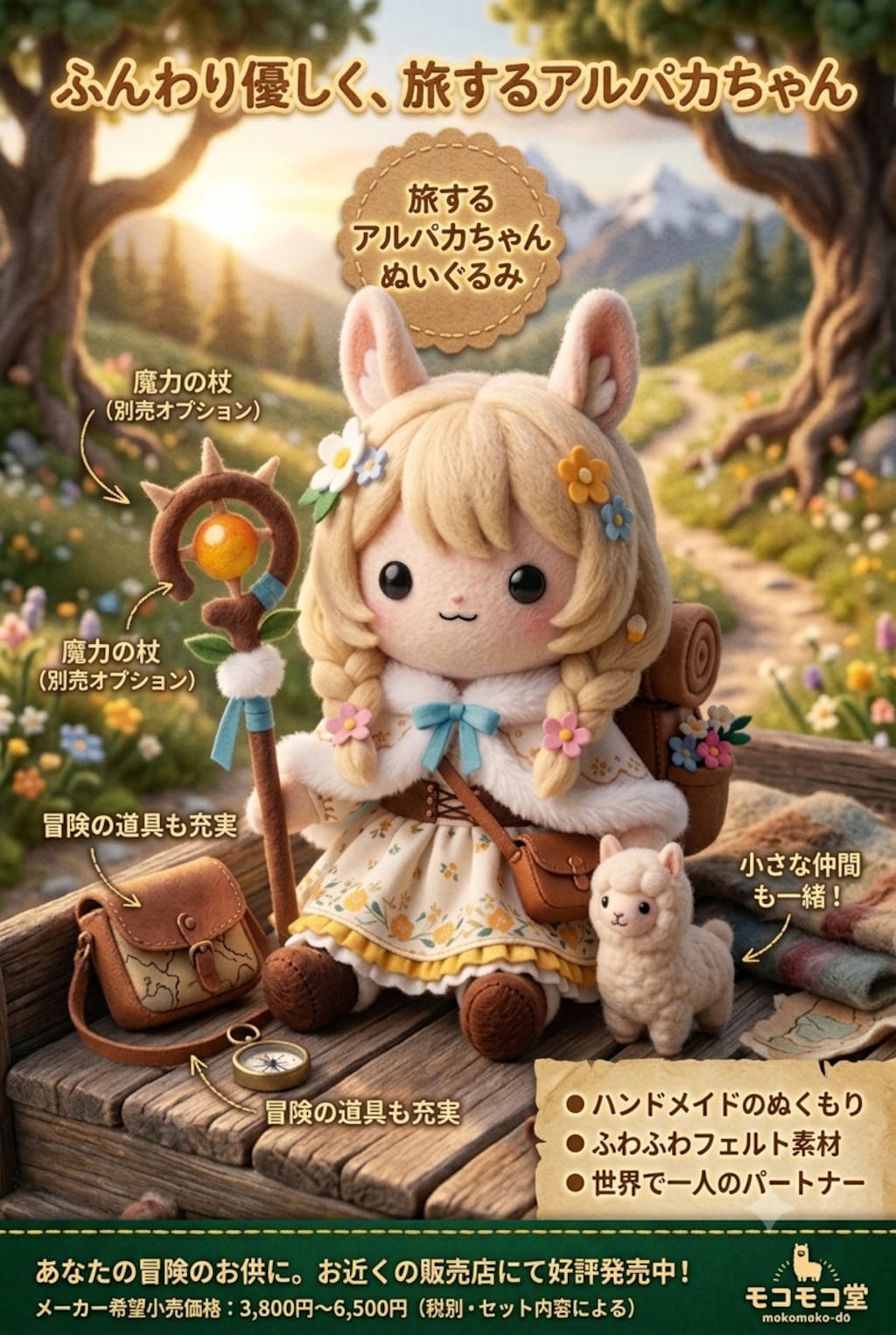 アルパカちゃん　ぬいぐるみ