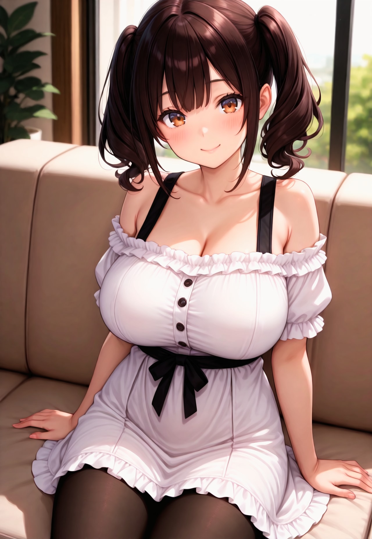 731（白いオフショルワンピ）