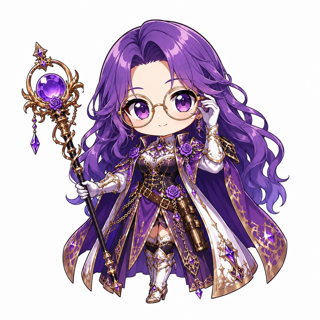 紫薔薇【秘儀騎士】《秘儀の灯守》💜ヴィオレッタ・フォン・ラヴェンハイム