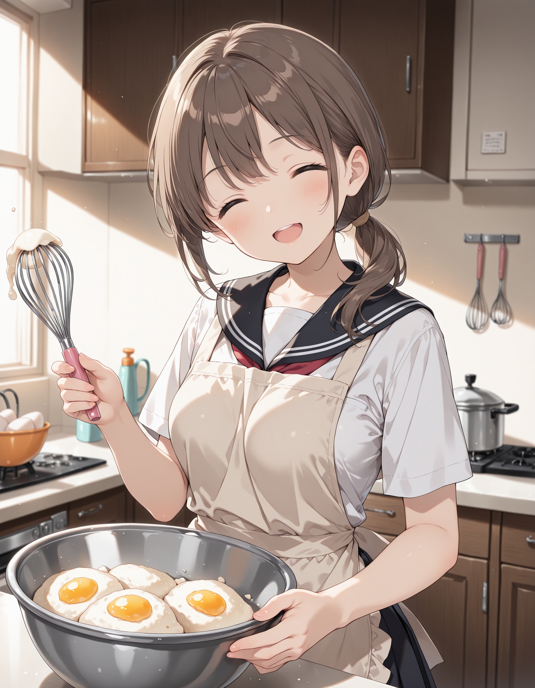 美味しいケーキたくさん作るねっ♪ | の人気AIイラスト・グラビア