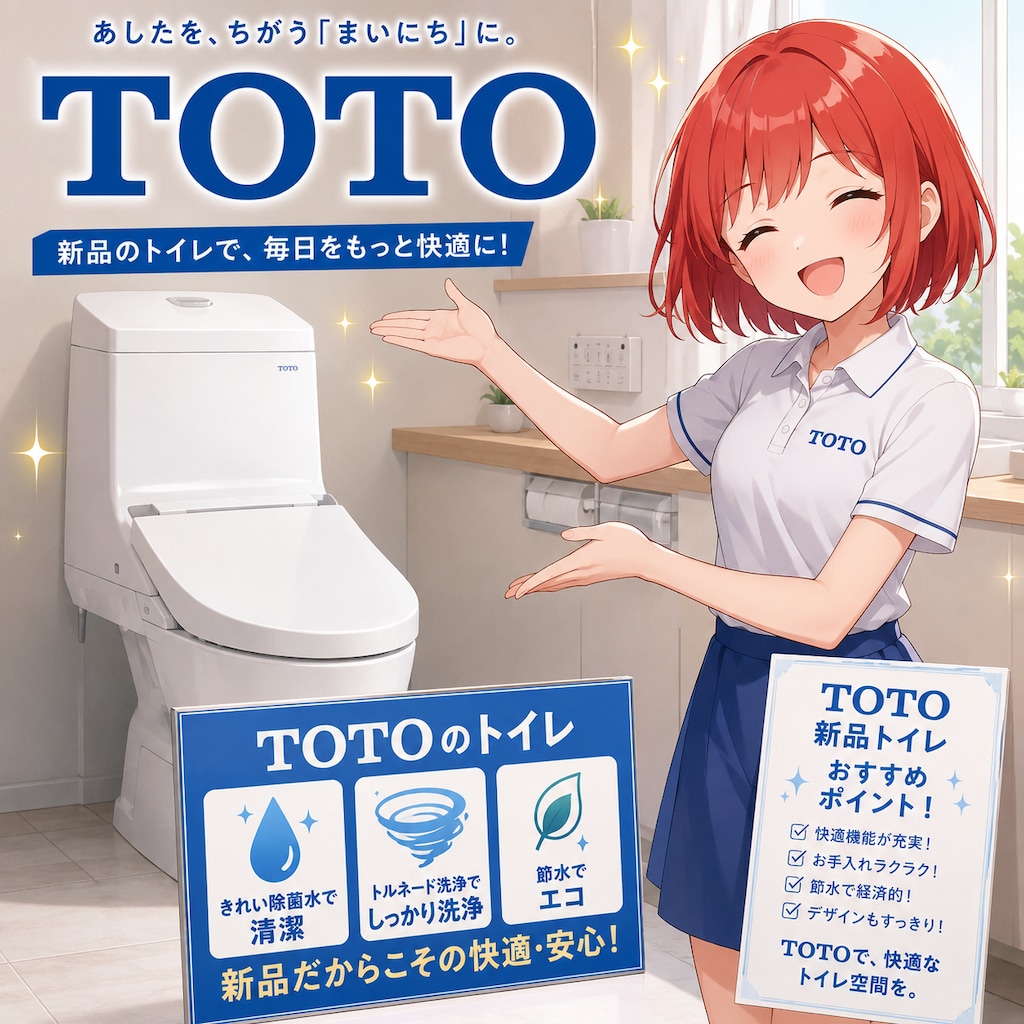 (うちの子縛り)69.「と」→「TOTO」ミラ