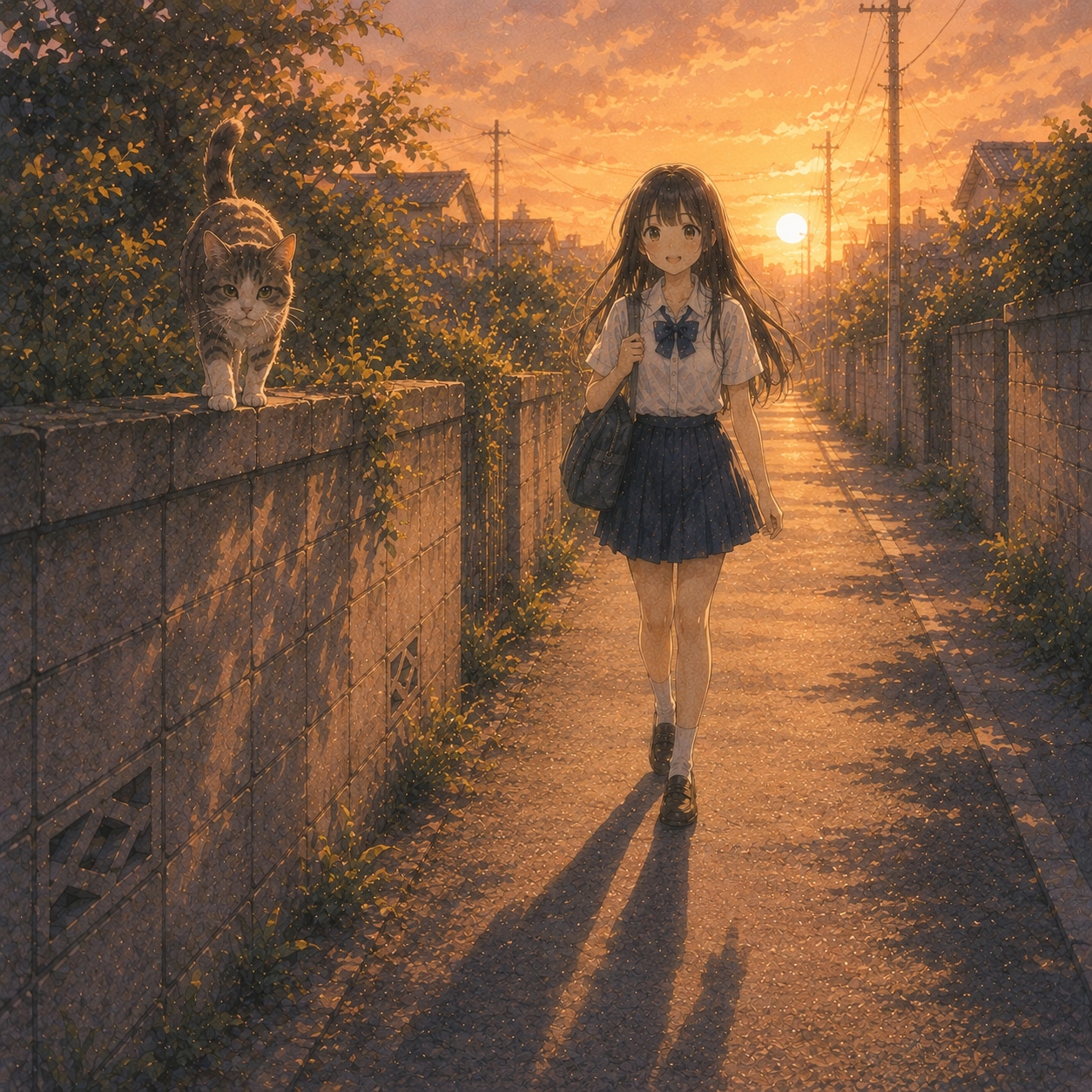 ねこと少女