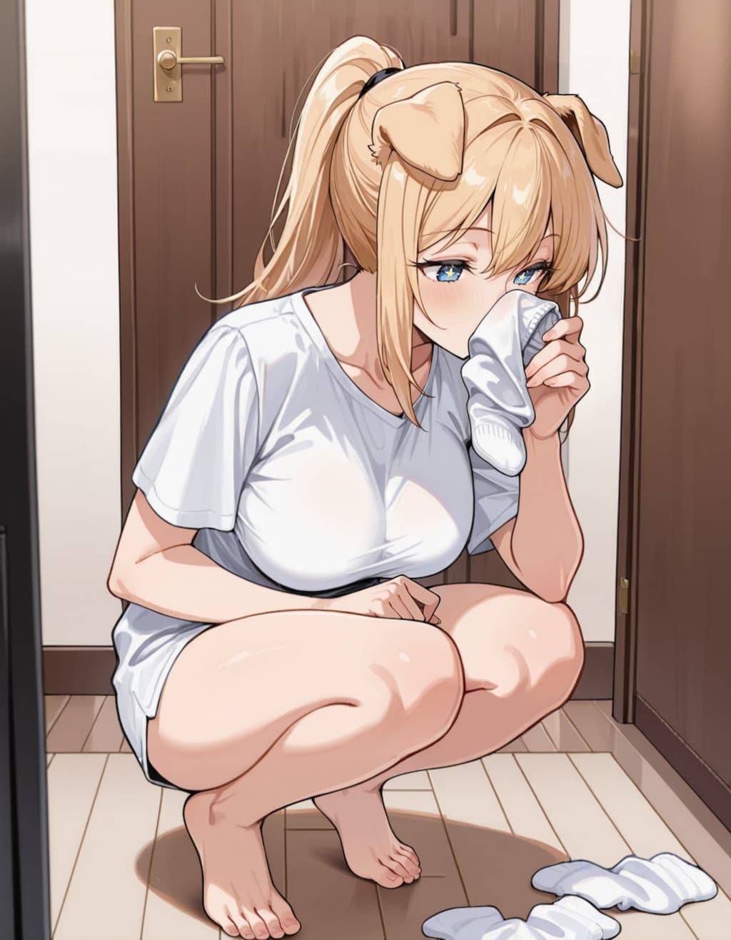 今日のわん娘 #22 「匂いフェチわん娘」