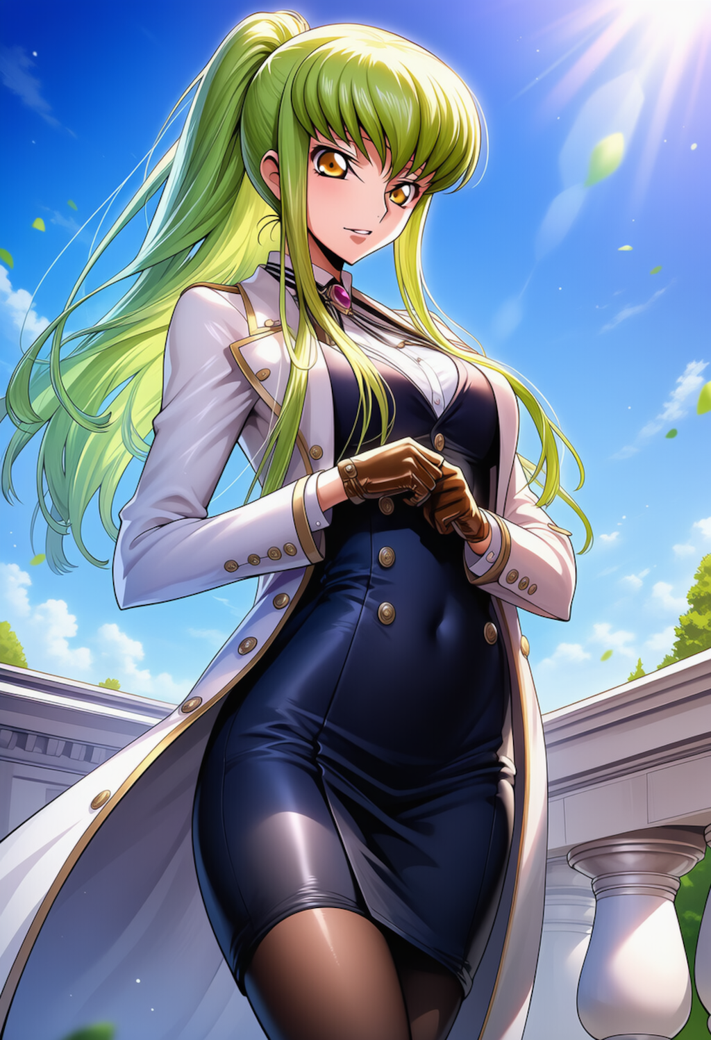 欄干の余光 ― Terrace Silence