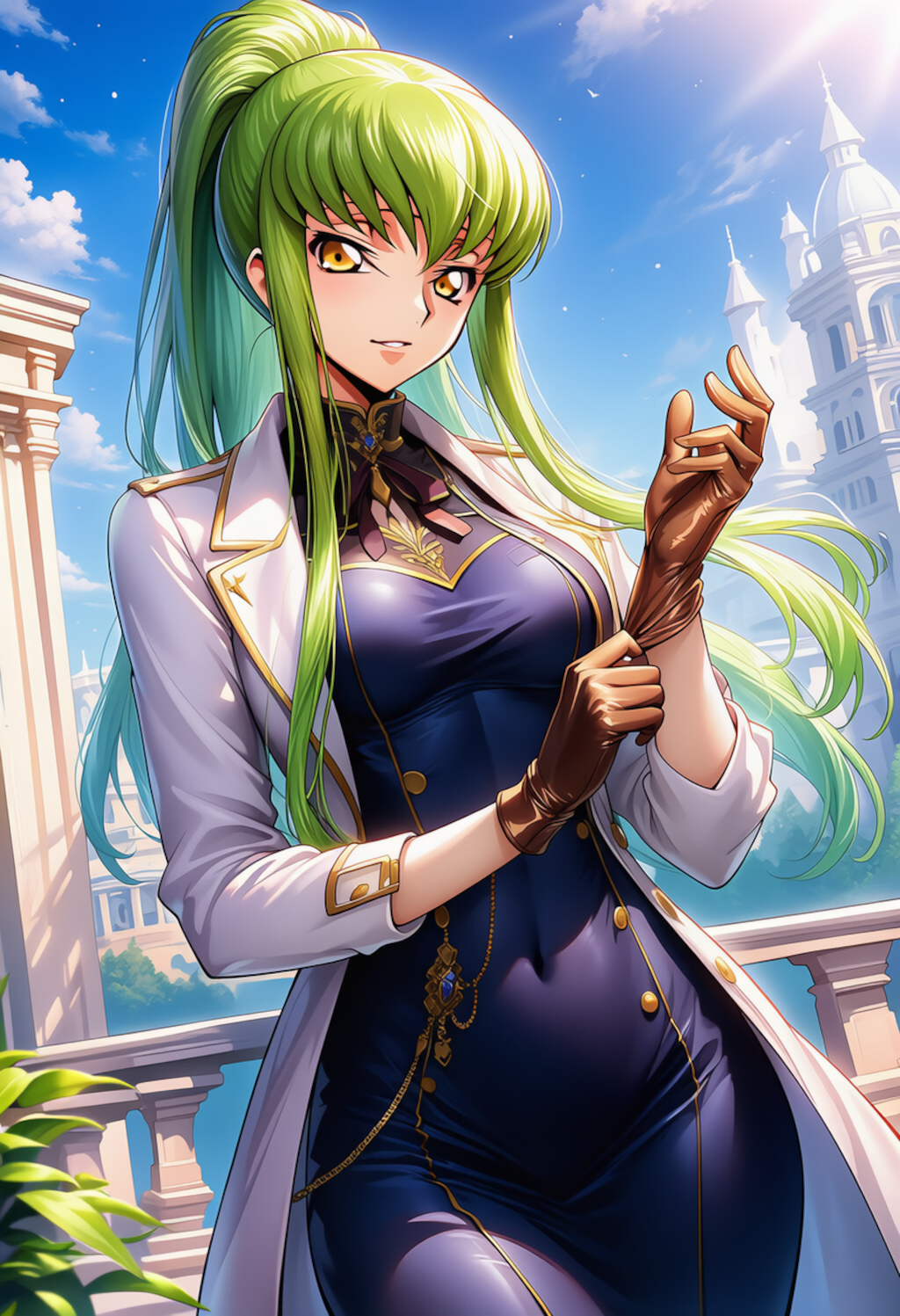 欄干の余光 ― Terrace Silence