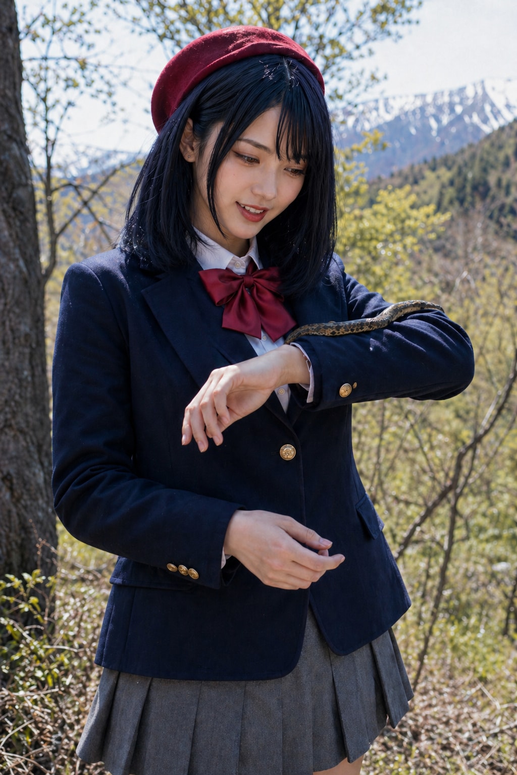 春の山菜摘み