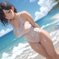 透けてることに意外と気づかない娘 3枚目