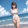 透けてることに意外と気づかない娘 2枚目
