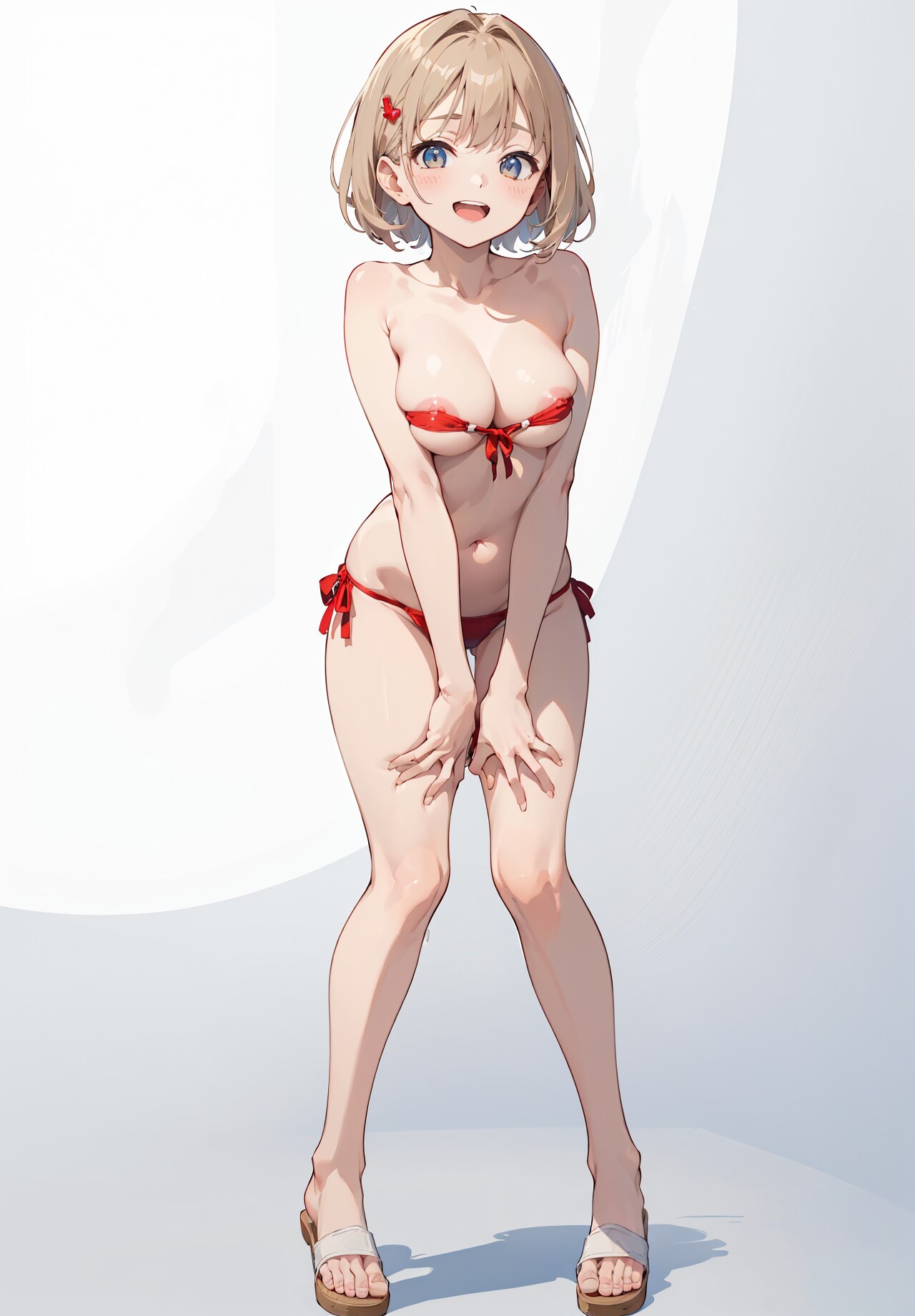 ぎゅっと。
