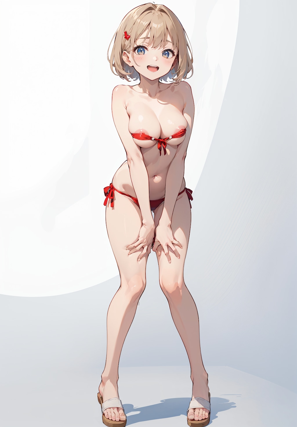 ぎゅっと。