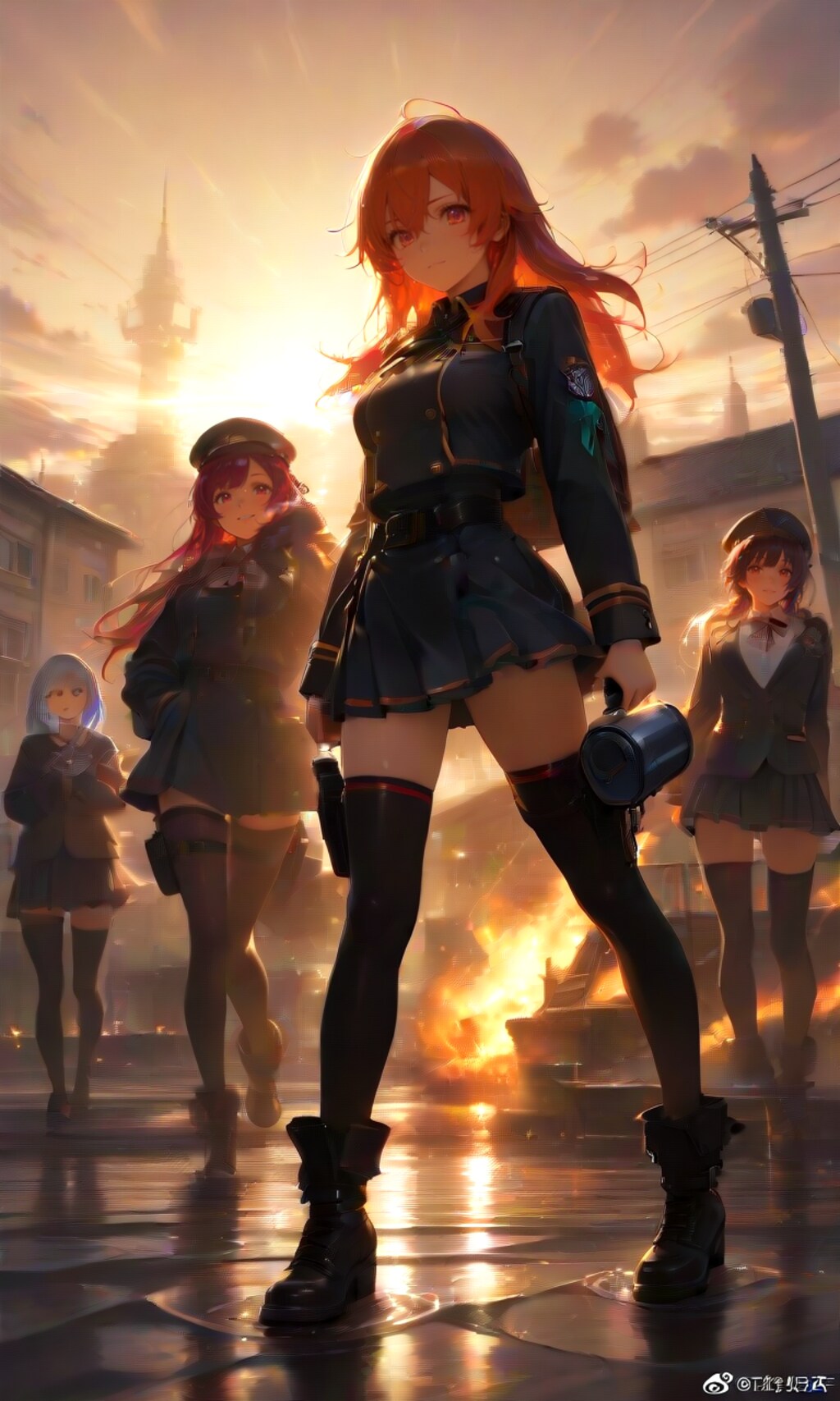 さっさと、消火するよ