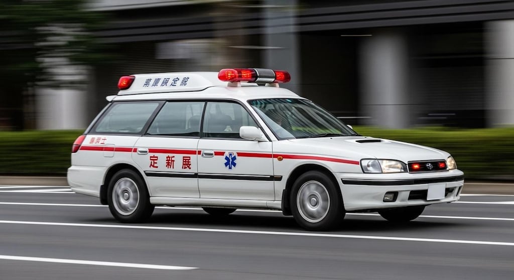 レガシィツーリングワゴン救急車