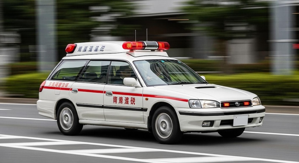 レガシィツーリングワゴン救急車
