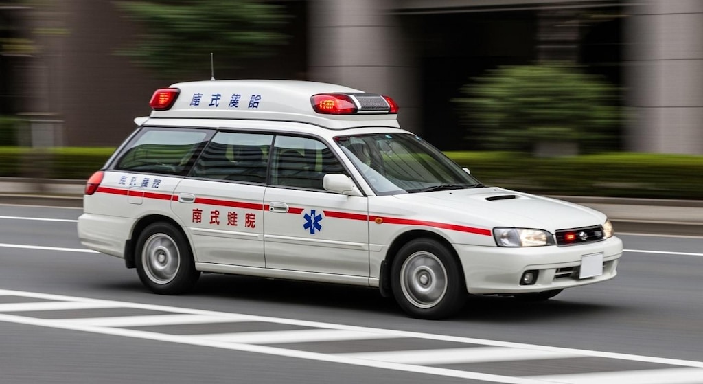レガシィツーリングワゴン救急車