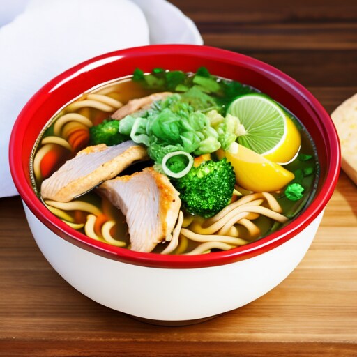 鶏肉ラーメン