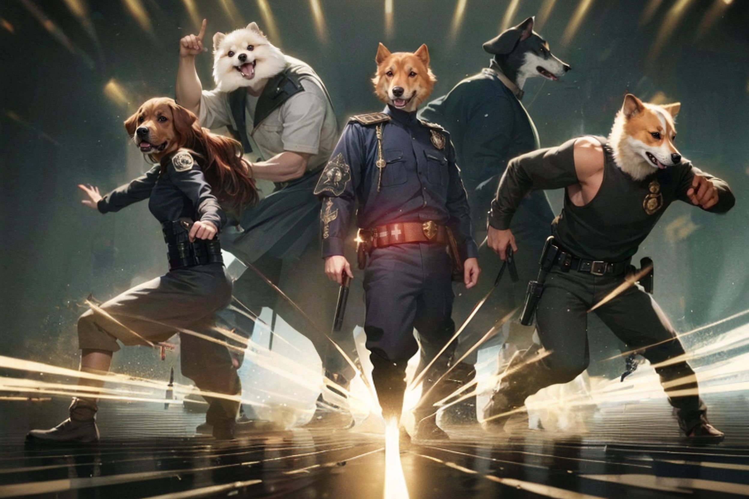 いぬのおまわりさんズ | の人気AIイラスト・グラビア