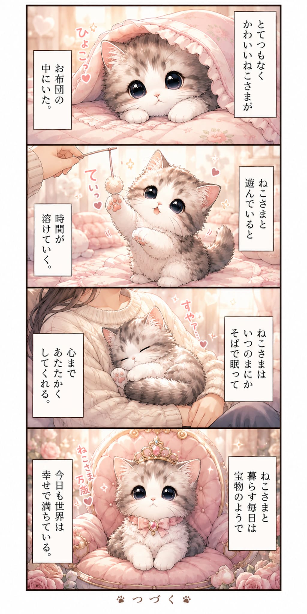 ねこさま4コマ【第2話】