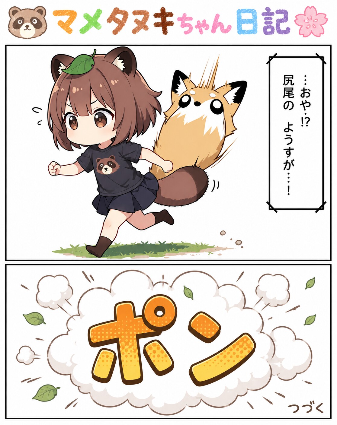 マメタヌキちゃん日記 | の人気AIイラスト・グラビア
