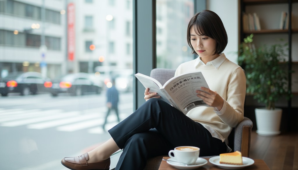 息抜きのカフェ勉