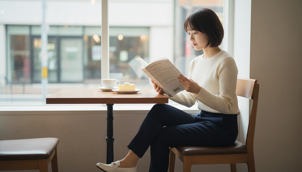 息抜きのカフェ勉