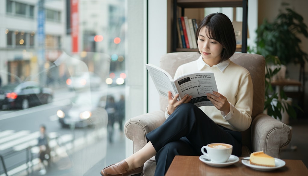 息抜きのカフェ勉