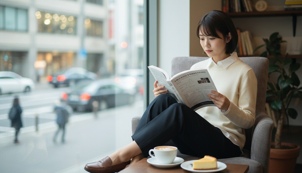 息抜きのカフェ勉