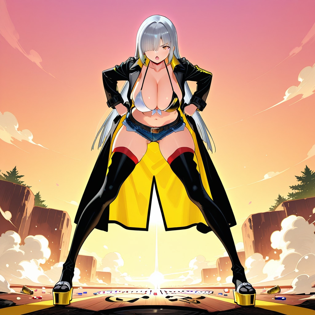 女性化鬼太郎　スーパーヒーロー着地…にならない | の人気AIイラスト・グラビア