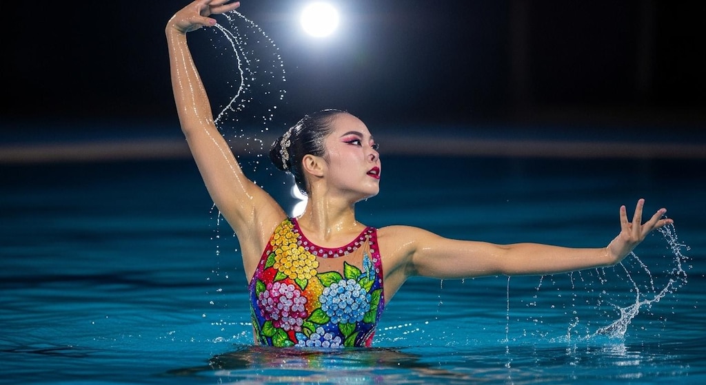 シンクロ　エキシビションショー②