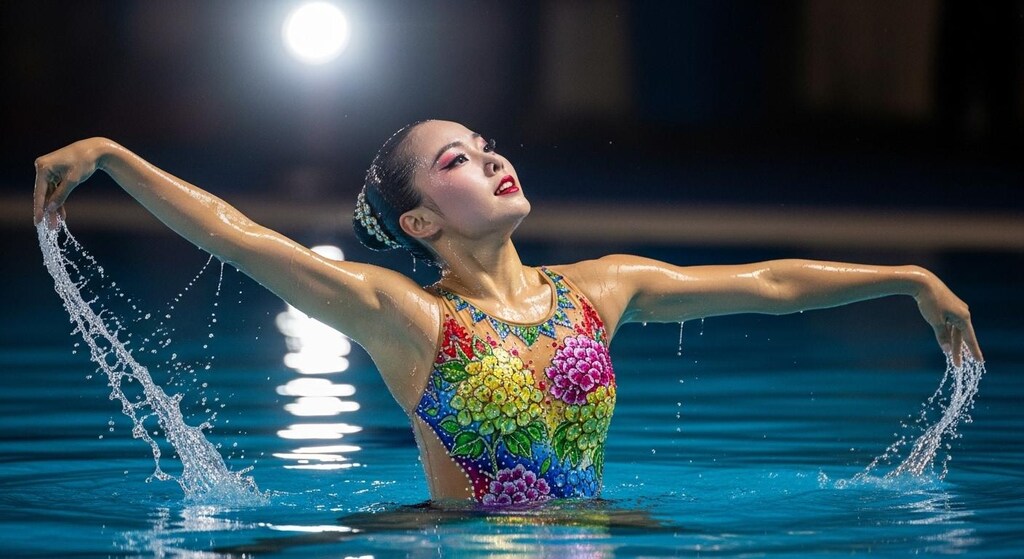 シンクロ　エキシビションショー②