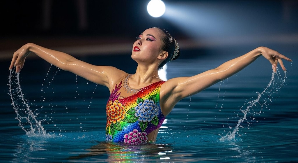 シンクロ　エキシビションショー②