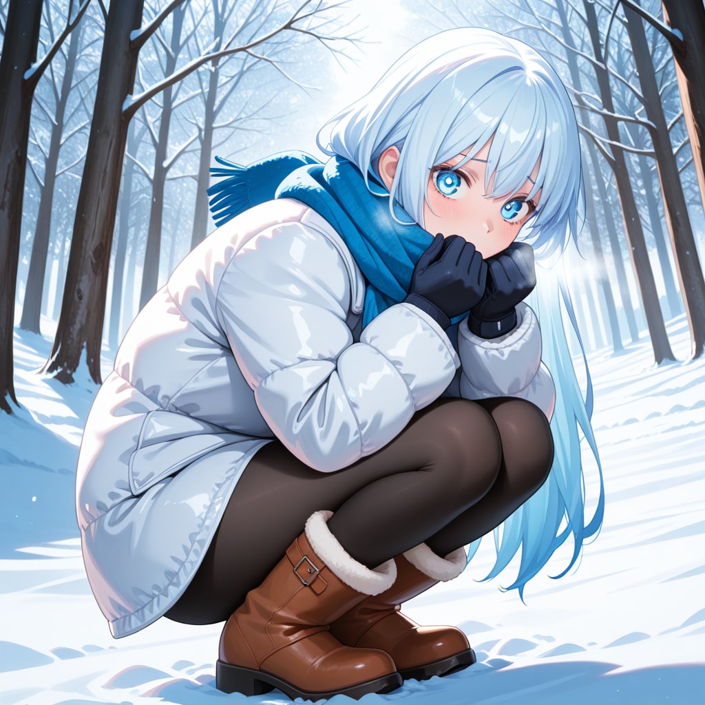 雪山で迷って… | の人気AIイラスト・グラビア