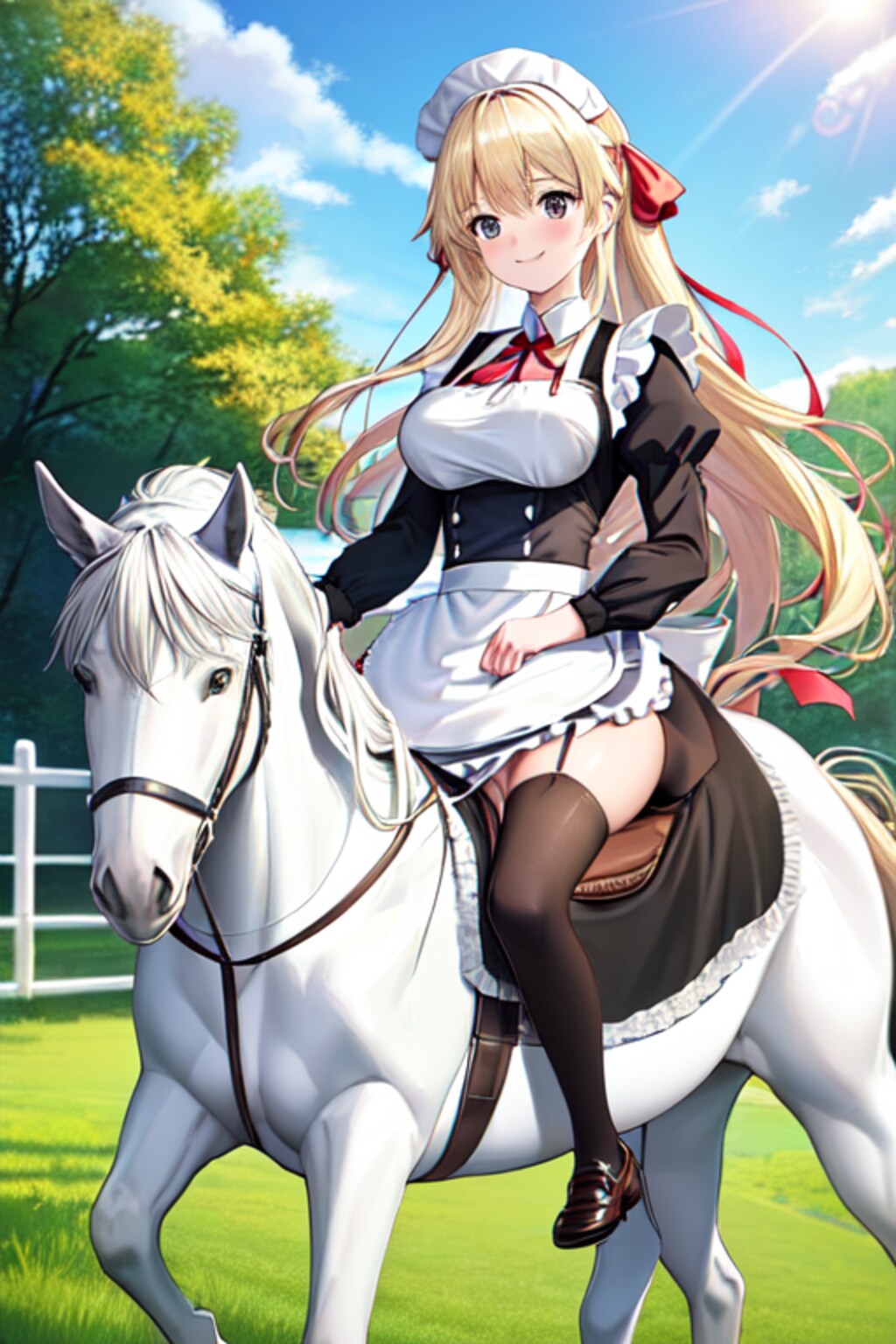 田舎メイドの乗り物事情