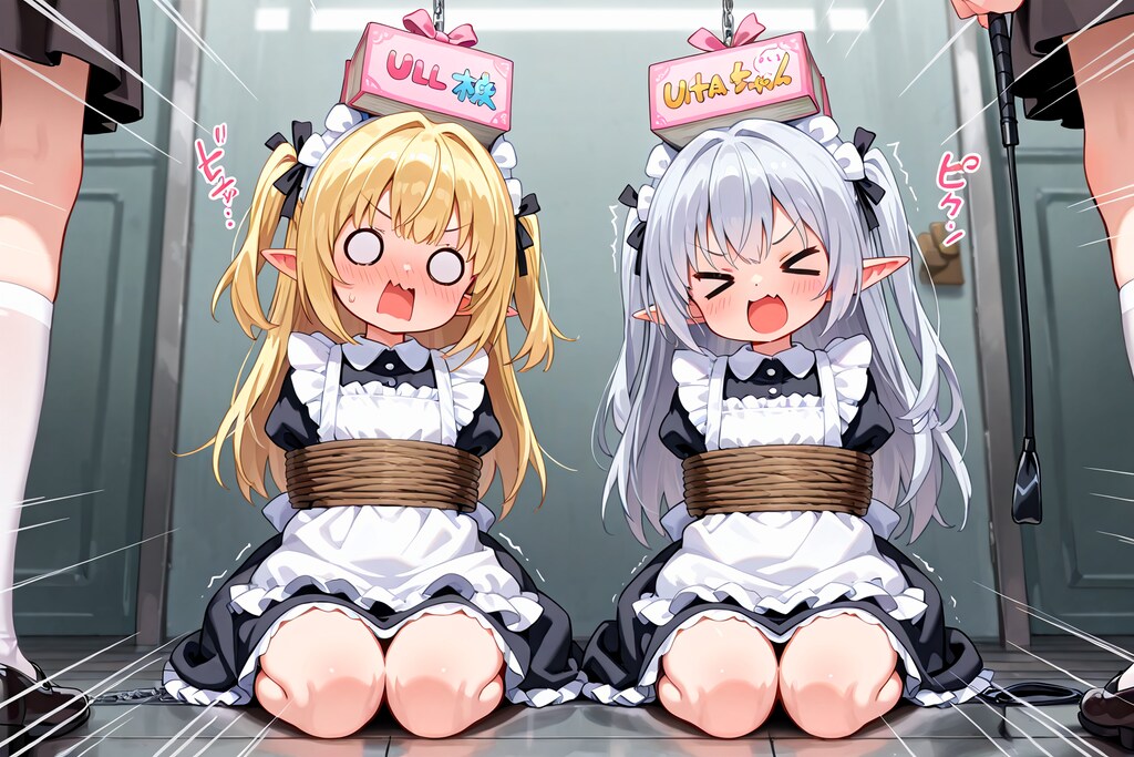 メスガキエルフメイドをわからせたった