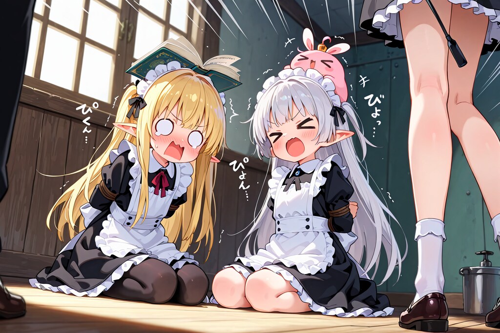 メスガキエルフメイドをわからせたった